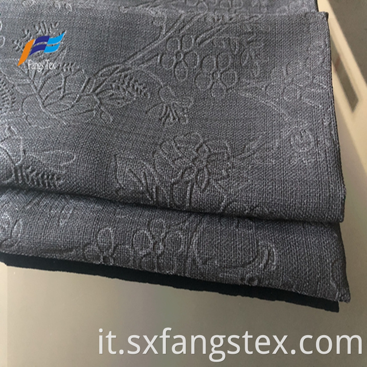 100 Polyester British Linen 3D Embossed Abaya Fabric 2